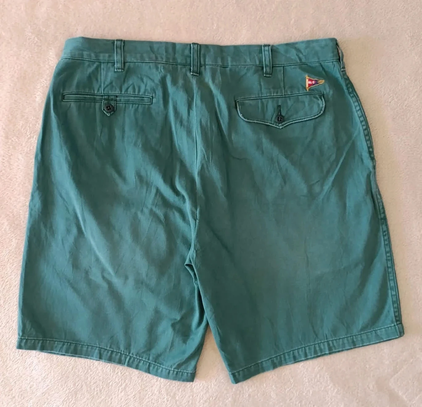 Short Polo Ralph Lauren RL-5 Vintage vert Taille 35 – photo 2